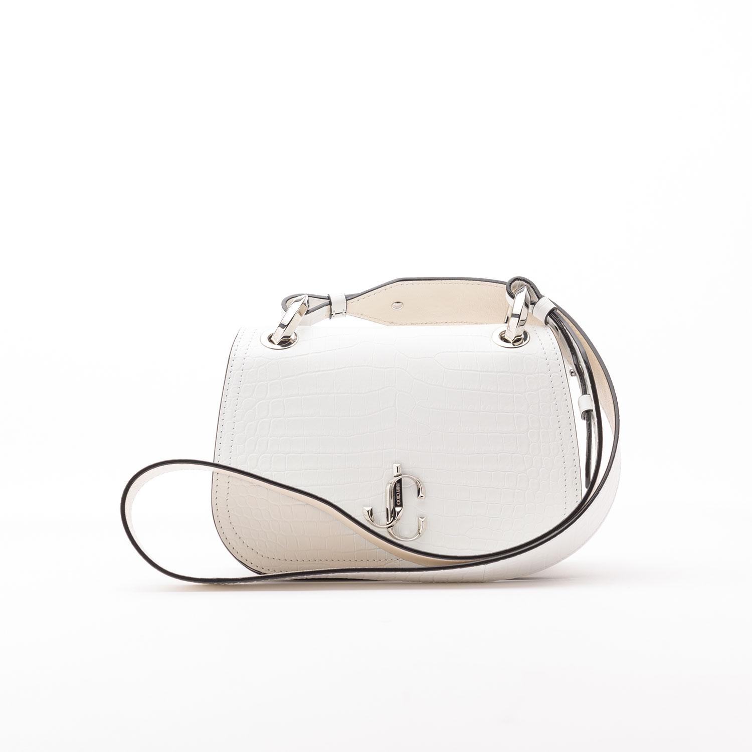 JIMMY CHOO VARENNE M LATTEクロスボディバッグ